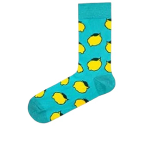 Chaussettes mi-mollet unisexes de haute qualité en Spandex/Coton, respirantes, écologiques, tricotées, motif géométrique, design anime joyeux - Product Image 4
