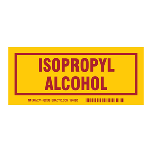 Etiquetas de Alcohol Isopropílico Resistentes a Químicos Brady, Adhesivo Fuerte de PP para Identificación en Laboratorios - Product Image 2