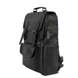Premium Quality Custom Logo Genuine <b>Leather</b> <b>Backpack</b> For Men Wholesale Winter Latest Design <b>Leather</b> <b>Laptop</b> <b>Backpack</b> - Product Image 1