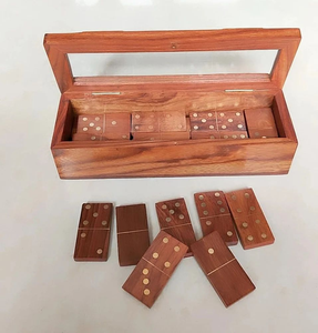 Handmade Eco-Friendly Mango Wood Tree of Life Engraved <b>Keepsake</b> Dominoes <b>Box</b> Jewelry Organizer Unique Gift for Men and Women - Product Image 1