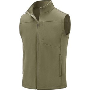Chaleco de Golf Clásico para Hombre, Corte Regular, Chaqueta sin Mangas de Softshell, Chaleco Deportivo Tradicional de Alto Rendimiento - Product Image 1
