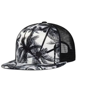 Blank Trucker Hat Mesh Back Adjustable <b>Snapback</b> 6-Panel Design <b>Cap</b> Custom Logo Wholesale Supplier OEM ODM - Product Image 4