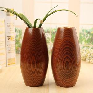 Florero de Madera Natural para Decoración Minimalista del Hogar, Centro de Mesa para Bodas o Eventos - Product Image 4