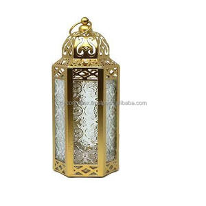 Venta caliente de fábrica Mosaico de vidrio de metal Luces de té Candelabros votivos de vidrio Linternas y tarros de velas - Product Image 6