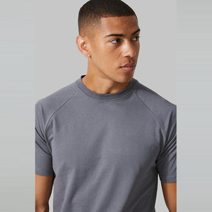 Camiseta de Gimnasio de Alta Calidad con Logotipo Personalizado, Corte Ajustado, Cómoda, de Manga Corta, para Verano, Camisetas de Gimnasio para Hombre - Product Image 6