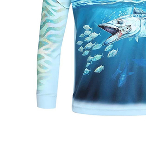 Camisa de Pesca 2026 Personalizada de Secado Rápido, Manga Larga, Impermeable, Transpirable, Antibacteriana, UPF 50+, Spandex/Poliéster, Diseño Personalizado - Product Image 2