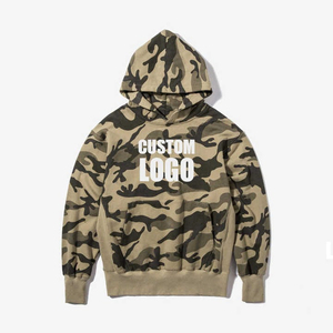 Custom Logo <b>Men's</b> Blue <b>Camo</b> <b>Hoodie</b> – Premium Cotton Fleece Camouflage Pullover – Urban Streetwear Manufacturing - Product Image 5