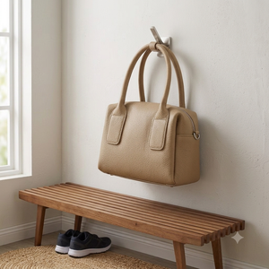 Sacs à main Boston en cuir véritable imperméable avec fermeture éclair et bandoulière en polyester pour femmes – Style décontracté et tendance – Vente en gros - Product Image 2