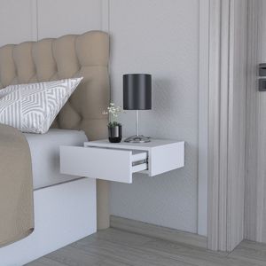 Copertura per Comodino Bianco Isola, Arredamento Camera da Letto - Product Image 4