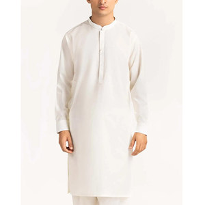 Shalwar Kameez para Hombre de Alta Calidad con Bolsillos, Último Diseño, Teñido Liso, para Verano e Invierno - Product Image 3