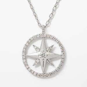 Elegante Collar con Colgante de Mariposa de Oro Blanco de 14K con Diamante Cultivado en Laboratorio de 0.34ct, Certificado IGI, Lujoso, con Engaste de Garras, para Uso Diario Femenino - Product Image 1