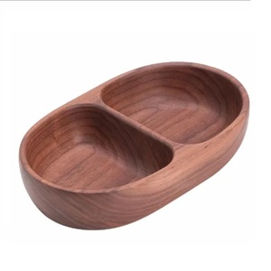 Bandeja Decorativa de Madera Ecológica de Dos Secciones, Moderna, con Diseño Escénico, para Hostelería - Product Image 6