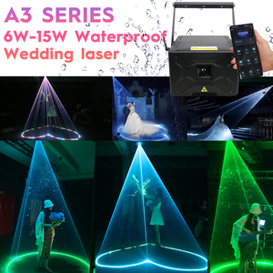 Ip66 10 Wát RGB Laser App kiểm soát 10 Watt đầy đủ màu sắc hoạt hình ánh sáng laser cho DJ Disco câu lạc bộ đêm đám cưới Nhà hát sự kiện - Product Image 3