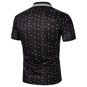 T-shirt décontracté à manches courtes pour homme, 100 % polyester, respirant, motif uni, personnalisable (logo/couleurs), haute qualité, sublimation OEM - Product Image 4