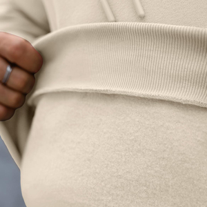 Sweat-shirt à capuche personnalisé pour homme, coupe classique, en molleton de coton, décontracté, pour l'automne, avec poche avant et cordon de serrage à la capuche - Product Image 5