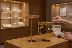 สร้อยข้อมือห้อยระย้าทำจากสเตนเลสสตีลเครื่องประดับต่างหูเครื่องประดับ - Product Image 6