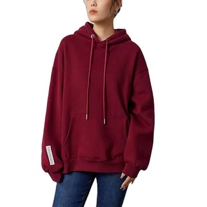 เสื้อฮู้ดดี้ผู้หญิงทรงหลวมผ้าฝ้ายคุณภาพสูงหรูหรา สไตล์ฝรั่งเศส รับทำโลโก้ตามสั่ง ส่งออกจากบังกลาเทศ - Product Image 6