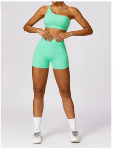 Custom Logo Skin Tight <b>Leggings</b> <b>Women</b> Yoga 3 Piece Pants Sets Fashion SportsWear Bra <b>Leggings</b> and Shorts Sweat suits for <b>women</b> - Product Image 6