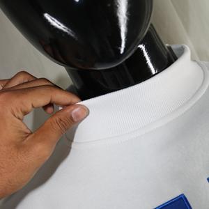 Sudadera con Capucha KEAN WHITE 100% Algodón AZUL con Apliques Bordados, Impresión Digital Invernal CLUSH SPORTS - Product Image 6