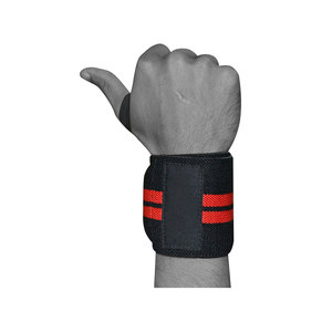 สายรัดข้อมือปรับระดับได้สำหรับยกน้ำหนัก ออกกำลังกาย เพาะกาย ฟิตเนส สายรัดพยุงข้อมือ รับทำโลโก้ตามสั่ง ขายส่ง OEM - Product Image 1