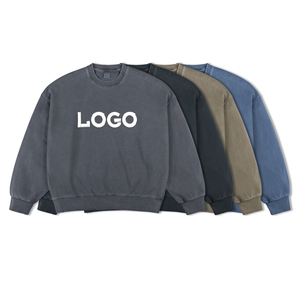 Sweat-shirt surdimensionné pour homme brodé sur mesure, 100% coton, coupe ample, style streetwear, pull respirant, sweat-shirts pour homme - Product Image 2