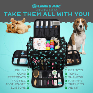 Pet Groomers Flamia Bags Pet GROOMING Storage <b>Tool</b> Tote Case High Quality Bag Scissors Holding <b>Tool</b> - Product Image 5