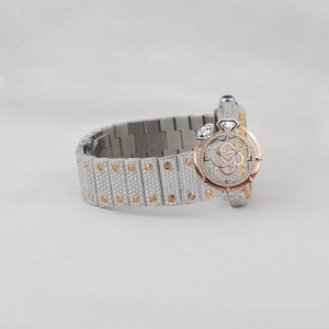 Men's Luxury Moissanite <b>Diamond</b> <b>Watch</b> Full Pave Handset VVS Stones Bracelet <b>Watch</b> - Product Image 2