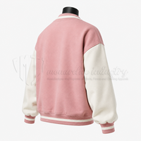 Veste bomber universitaire unisexe personnalisée, veste de baseball bicolore, prix de gros