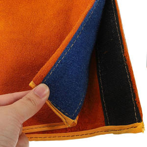 2025 Cubrepiernas de soldadura extragrandes, resistentes al calor y a la abrasión, transpirables, de cuero serraje de vaca, con protección para pies - Product Image 5