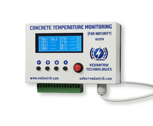 Digital Mass Concrete Temperature and Strength Monitoring System Multi-Sensor Accuracy ASTM C1074 Standard - Product Image 1