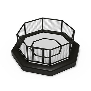 Güvenli mücadele için dayanıklı çelik çerçeve ve takviyeli örgü ile Premium 9x9m MMA kafes sekizgen - Product Image 6