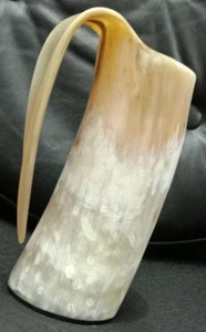 Jarra de Cuerno Medieval Ecológica Auténtica de Alta Calidad para Hidromiel/Ale, Gran Capacidad, Portátil, para Regalos y Exportación - Product Image 2