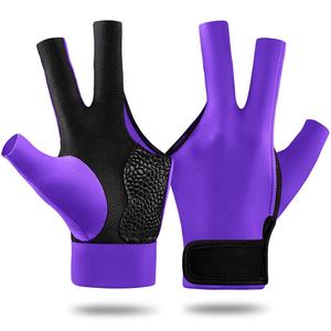 Gants de snooker durables à demi-doigts avec logo personnalisé, respirants, anti-humidité, unisexes, en polyester, pour tous les sports et toutes les saisons, pour adultes - Product Image 1