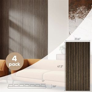 Pannelli Acustici Fonoassorbenti in Legno di Noce, Pannelli Decorativi in Legno per Design d'Interni - Product Image 6