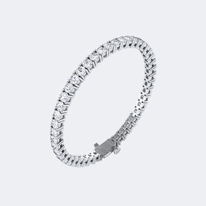 Bracelet tennis en diamants ronds 7,65 carats - Product Image 2