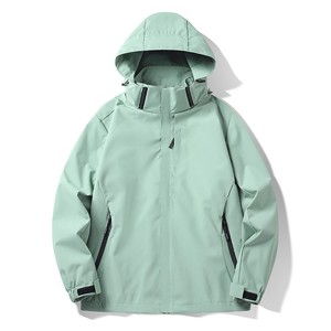 Custom <b>windbreaker</b> set Outdoor Hooded Waterproof <b>Windbreaker</b> Hiking Sportswear Breathable Mountaineering <b>Camping</b> Jacket Front - Product Image 1