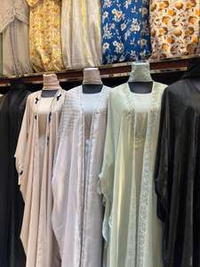 Abaya de Diseñador de la Mejor Calidad para Mujer, con Cuentas y Mangas Bordadas, Ropa Islámica de Lujo para Mujer, para Festivales y Bodas - Product Image 3