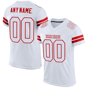 Vente en gros directe OMMIZ INDUSTRY Maillot de football authentique personnalisé en maille bleu marine et or vieilli - Product Image 5