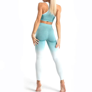 Ladies' Eco-Friendly Halter Neck Hip-Lifting Summer Yoga Jumpsuit One-Piece Seamless <b>Tight</b> Back Fitness Set Solid <b>Pattern</b> Quick - Product Image 5