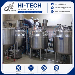 Máquina mezcladora y emulsionadora de lociones y cremas de tipo fijo con tubo de vacío para fabricación de crema, precio de fábrica - Product Image 5