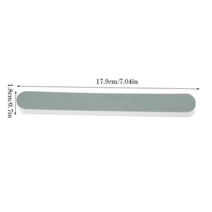 Lima de uñas de cristal de doble cara, 17.9 cm, herramienta reutilizable para el cuidado de las uñas, grano 100, patrón recto, lima pulidora, 25 unidades - Product Image 1
