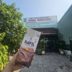 Mélange de café KAFIL 70% Robusta 30% Arabica Torréfaction Moyenne Grains Entiers Premium Caféiné Goût Sucré Chaud/Froid 10 Sachets/Sac - Product Image 1