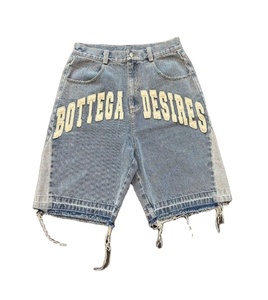 Pantalones Cortos de Mezclilla Desgastados para Hombre, Estilo Vintage, Moda Urbana, Ropa Casual de Verano, Proveedor OEM - Product Image 5