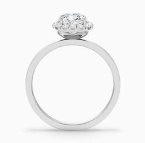 Cushion Cut Geometric Moissanite Claw Setting Luxury <b>925</b> Sterling <b>Silver</b> White Gold Plated Dainty Minimalist Engagement Wedding - Product Image 2