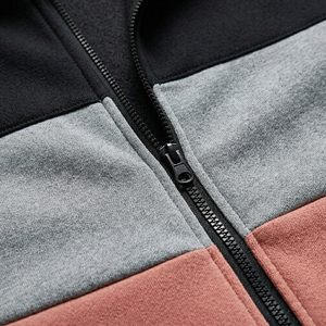Modern Everyday Full Zip Hoodie Designed For Comfort And Effortless Street Style Made From Soft Breathable Cotton Fleece Hoodie - Product Image 4