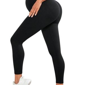 Leggings de Yoga Maternité Personnalisés en Gros OEM ODM pour Femmes – Taille Haute, Maille Unie, Extensibles dans les Quatre Sens, Respirants, Pantalons de Fitness pour la Grossesse - Product Image 2