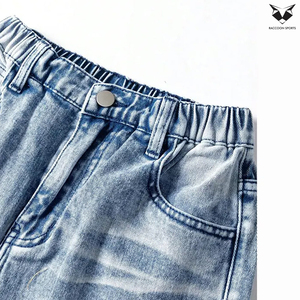 Shorts de Mezclilla Cargo al Por Mayor, Mejor Proveedor, con Logotipo Personalizado, Diseño Único Transpirable, Color Azul, con Múltiples Bolsillos - Product Image 4