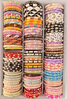 Juego de Brazaletes de Ágata Multicolor de Metal Vintage al por Mayor con Patrón de Mariposa, Joyería India Apilable con Engaste de Bisel, Budismo