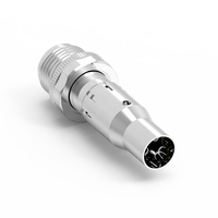 Nian-Yeong WP-08M2-70-11 M12 Kabel Cetak 8PIN Berkode X IP67 Tahan Air 48V 0.5A Konektor Industri Jantan 15m Ohm Maks 0.5KV