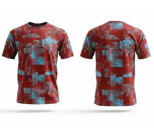เสื้อยืด OEM แบบซับลิเมชั่น ออกแบบเองได้ แห้งเร็ว สำหรับออกกำลังกายและฟิตเนส |   ไซส์ผู้ชาย ผู้หญิง และเยาวชน |   น้ำหนักเบา แห้งเร็ว - Product Image 1